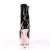 Pleaser Bottines DELIGHT-1020 Noir Or Rose Chrome EU-42/US-12