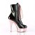 Pleaser Bottines DELIGHT-1020 Noir Or Rose Chrome EU-42/US-12