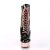 Pleaser Bottines DELIGHT-1020 Noir Or Rose Chrome EU-37/US-7
