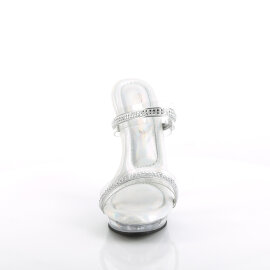 Fabulicious LIP-102-2 Mules Transparent