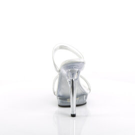 Fabulicious LIP-102-2 Mules Transparent
