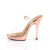 Fabulicious LIP-108 Sandales Chrome Transparent Or