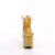 Pleaser LOVESICK-708SG Sandales à plateforme Transparent Paillettes Strass Or