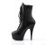 Pleaser Bottines DELIGHT-1020 Noir EU-35/US-5