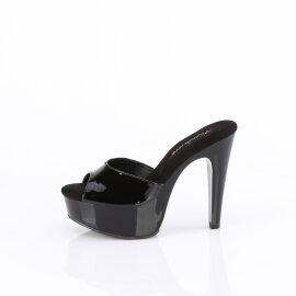 Fabulicious MARTINI-501 Mules à plateforme Revêtement laqué Noir