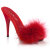 Fabulicious POISE-501F Mules Rouge