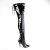 Pleaser SEDUCE-4000SLT Cuissardes Revêtement laqué Noir