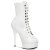 Pleaser Bottines DELIGHT-1020 Blanc EU-40/US-10