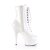 Pleaser Bottines DELIGHT-1020 Blanc EU-35/US-5