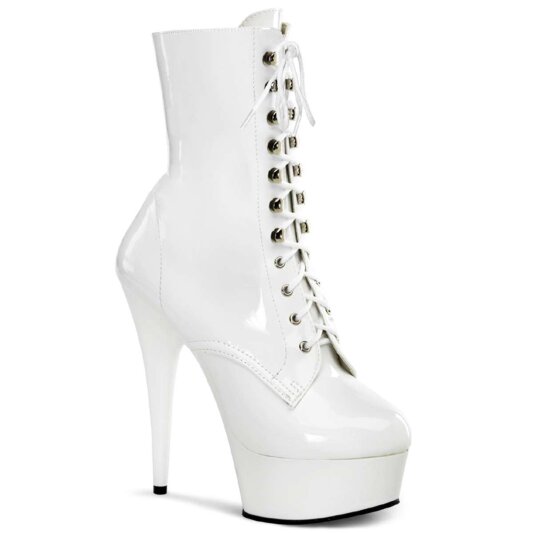 Pleaser Bottines DELIGHT-1020 Blanc EU-36/US-6