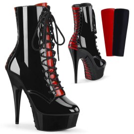 Pleaser Bottines DELIGHT-1020FH Noir EU-38/US-8