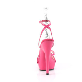 Fabulicious SULTRY-638 Sandales à plateforme Revêtement laqué Rose