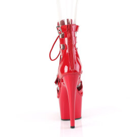 Pleaser ADORE-1013MST Bottines à plateforme Revêtement laqué Rouge EU-36 / US-6