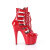 Pleaser ADORE-1013MST Bottines à plateforme Revêtement laqué Rouge EU-37 / US-7