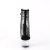 Pleaser ADORE-1018RM Sandales à plateforme Similicuir Transparent Strass Noir EU-40 / US-10