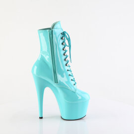 Pleaser ADORE-1020 Bottines à plateforme Revêtement laqué Turquoise EU-40 / US-10