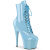Pleaser ADORE-1020 Bottines à plateforme Revêtement laqué Bleu EU-36 / US-6