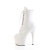 Pleaser ADORE-1020 Bottines à plateforme Similicuir Blanc EU-40 / US-10