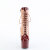 Pleaser ADORE-1020DC Bottines à plateforme Revêtement laqué Beige Bordeaux EU-40 / US-10