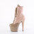 Pleaser ADORE-1020DC Bottines à plateforme Revêtement laqué Beige EU-39 / US-9