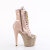 Pleaser ADORE-1020DC Bottines à plateforme Revêtement laqué Beige EU-39 / US-9