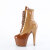 Pleaser ADORE-1020DC Bottines à plateforme Revêtement laqué Marron EU-40 / US-10
