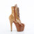 Pleaser ADORE-1020DC Bottines à plateforme Revêtement laqué Marron EU-40 / US-10