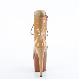 Pleaser ADORE-1020DC Bottines à plateforme Revêtement laqué Marron EU-35 / US-5