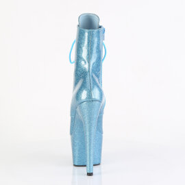 Pleaser ADORE-1020GP Bottines à plateforme Revêtement laqué Paillettes Bleu pastel EU-35 / US-5