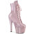 Pleaser ADORE-1020GP Bottines à plateforme Revêtement laqué Paillettes Rose nude EU-36 / US-6