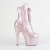 Pleaser ADORE-1020GP Bottines à plateforme Revêtement laqué Paillettes Rose nude EU-37 / US-7