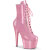 Pleaser ADORE-1020GP Bottines à plateforme Revêtement laqué Paillettes Rose pastel EU-43 / US-13