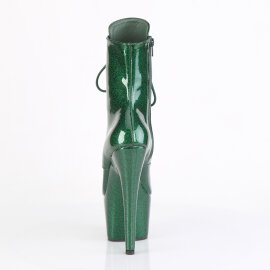 Pleaser ADORE-1020GP Bottines à plateforme Revêtement laqué Paillettes Vert EU-35 / US-5