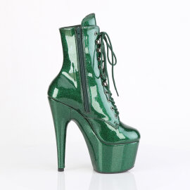Pleaser ADORE-1020GP Bottines à plateforme Revêtement laqué Paillettes Vert EU-35 / US-5