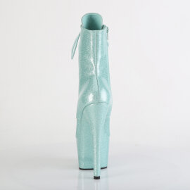 Pleaser ADORE-1020GP Bottines à plateforme Revêtement laqué Paillettes Vert menthe EU-35 / US-5