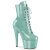 Pleaser ADORE-1020GP Bottines à plateforme Revêtement laqué Paillettes Vert menthe EU-35 / US-5