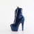 Pleaser ADORE-1020GP Bottines à plateforme Revêtement laqué Paillettes Bleu EU-35 / US-5