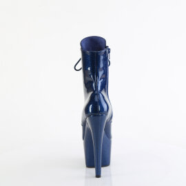 Pleaser ADORE-1020GP Bottines à plateforme Revêtement laqué Paillettes Bleu EU-36 / US-6