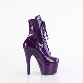 Pleaser ADORE-1020GP Bottines à plateforme Revêtement laqué Paillettes Lilas foncé EU-36 / US-6