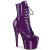 Pleaser ADORE-1020GP Bottines à plateforme Revêtement laqué Paillettes Lilas foncé EU-37 / US-7