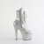 Pleaser ADORE-1020GP Bottines à plateforme Revêtement laqué Paillettes Argent EU-43 / US-13