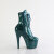 Pleaser ADORE-1020GP Bottines à plateforme Revêtement laqué Paillettes Bleu Vert EU-35 / US-5