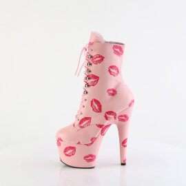 Pleaser ADORE-1020KISSES Bottines à plateforme Similicuir Rose EU-41 / US-11