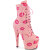 Pleaser ADORE-1020KISSES Bottines à plateforme Similicuir Rose EU-41 / US-11