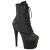 Pleaser ADORE-1020RM Bottines à plateforme Similicuir Strass Maille Noir EU-42 / US-12