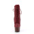 Pleaser ADORE-1020RM Bottines à plateforme Similicuir Strass Maille Bordeaux EU-36 / US-6