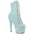 Pleaser ADORE-1020SDG Bottines à plateforme Paillettes Bleu EU-35 / US-5