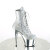 Pleaser ADORE-1020SQ-02 Bottines à plateforme Chrome Holo Paillettes Argent EU-39 / US-9