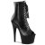 Pleaser ADORE-1021 Bottines à plateforme Cuir Noir EU-41 / US-11