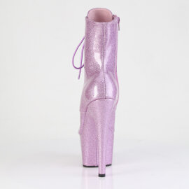 Pleaser ADORE-1021GP Bottines à plateforme Revêtement laqué Paillettes Lilas clair EU-38 / US-8